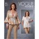 Misses Top Vogue Sewing Pattern 1700. 