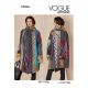 Misses Reversible Coat Vogue Sewing Pattern 1816. Size XS-XL.