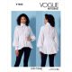 Misses Shirt Vogue Sewing Pattern 1845