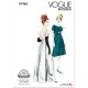 Misses One Piece Evening Dress Vogue Sewing Pattern 1965