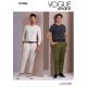 Mens Trousers Vogue Sewing Pattern 1996