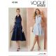 Misses Dress in Two Lengths and Tie Belt Vogue Sewing Pattern 2103