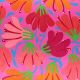 Fabric Godmother Patriza Viscose Satin. Multi.
