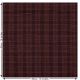 Check Wool Polyester Mix Woven Fabric. Mulberry.