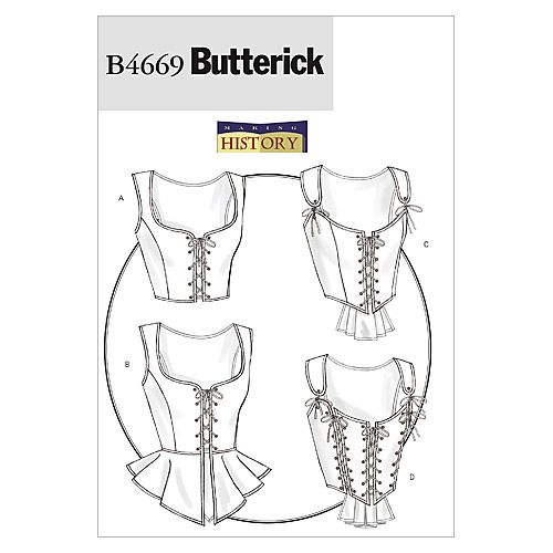 Misses Corset Butterick Sewing Pattern No 4669. | Sew Essential