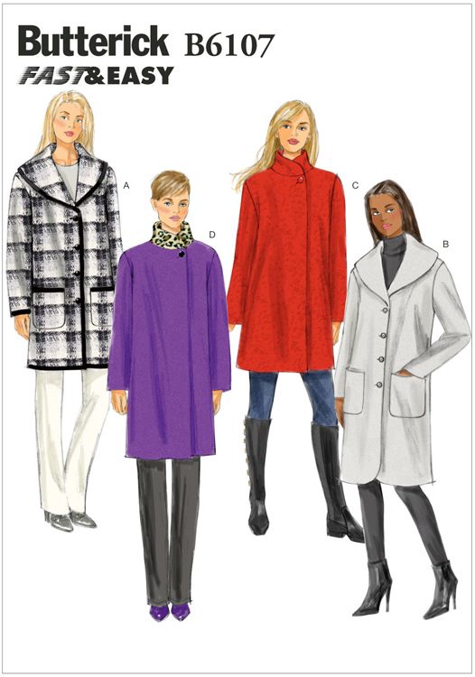 Misses Coat Butterick Pattern 6107. | Sew Essential