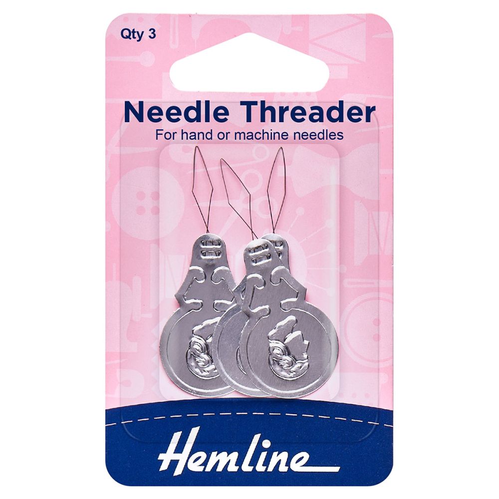 Hemline Metal Needle Threaders. Qty 3 Sew Essential