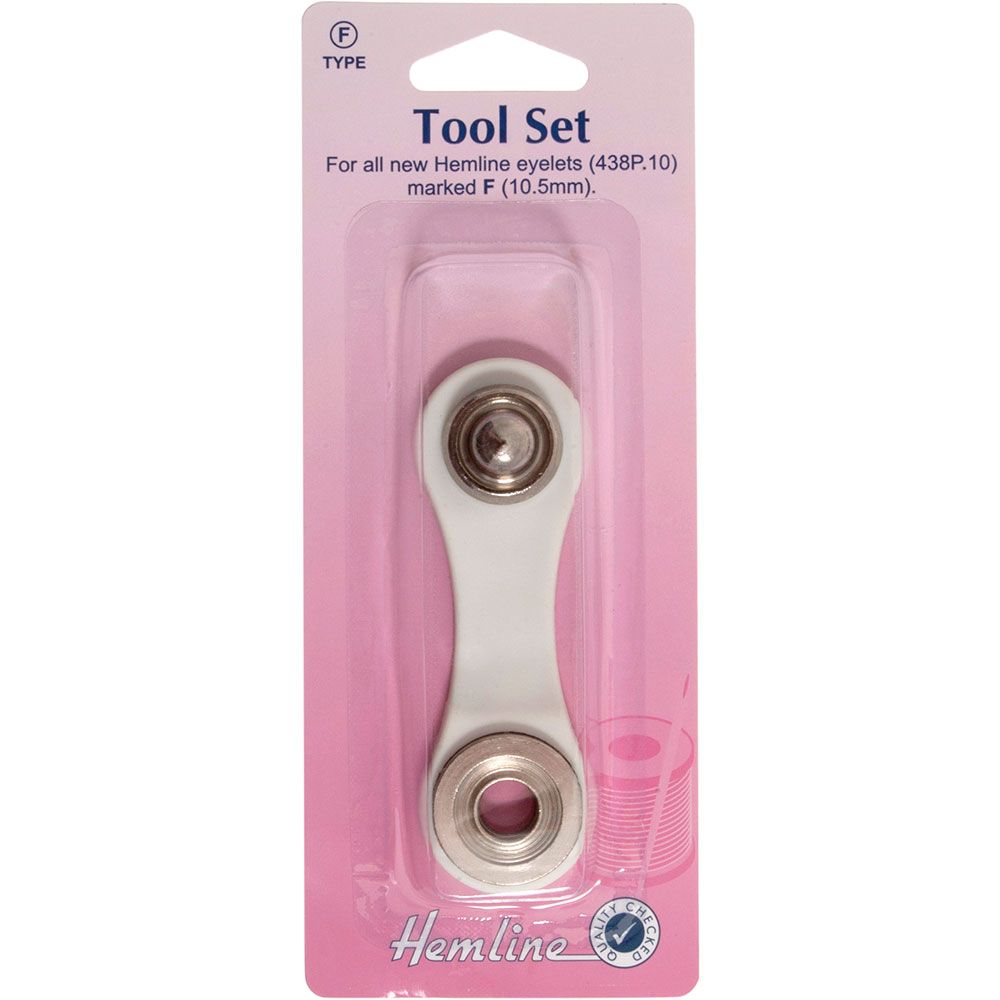 Hemline Eyelet Tool Set. 10.5mm Sew Essential