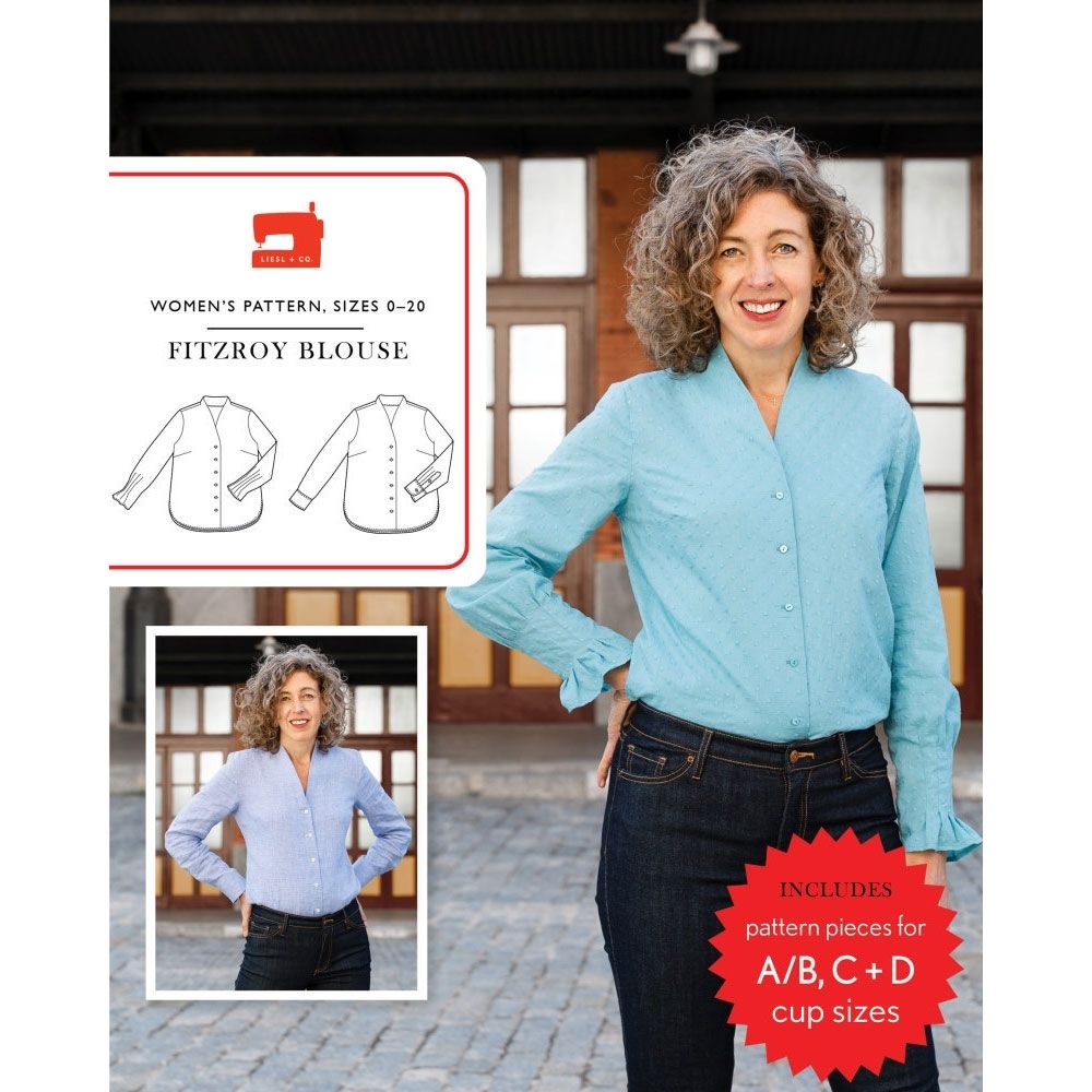 Fitzroy Blouse Liesl and Co Sewing Pattern 037 Sew Essential