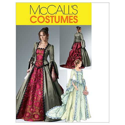 Misses Victorian Costume McCalls Pattern 6097.