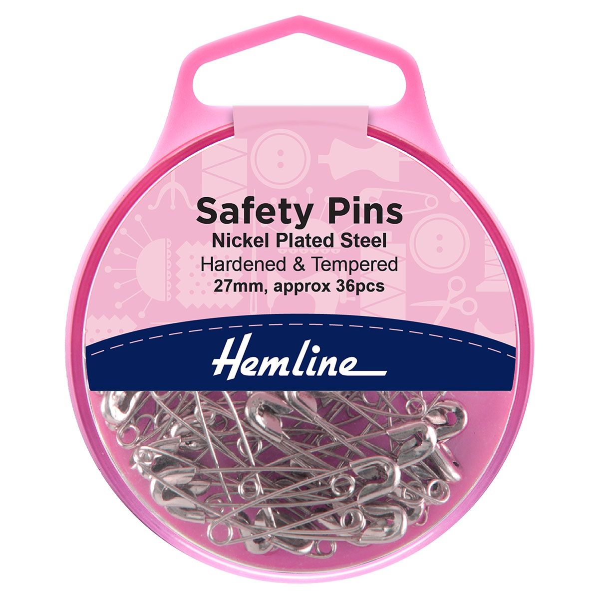 46mm 80-Count Nickel Finish Size 3 A+DAY Safety Pins 1.8 Inch 
