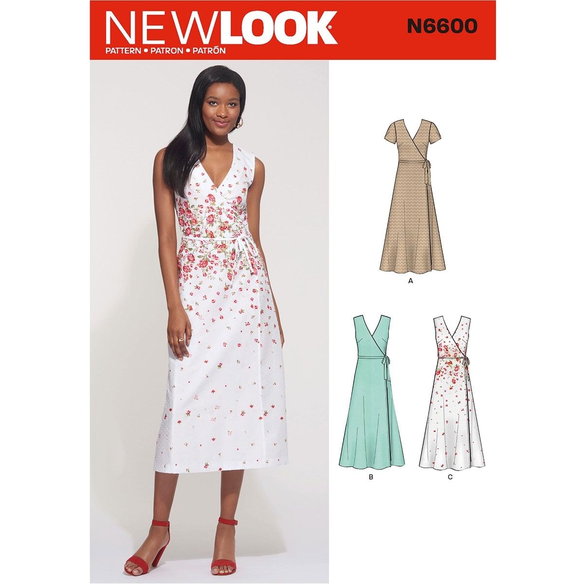 Misses Wrap Dress New Look Sewing ...