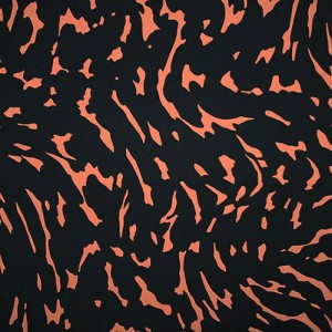John Kaldor Ursula Fabric. Black/Orange