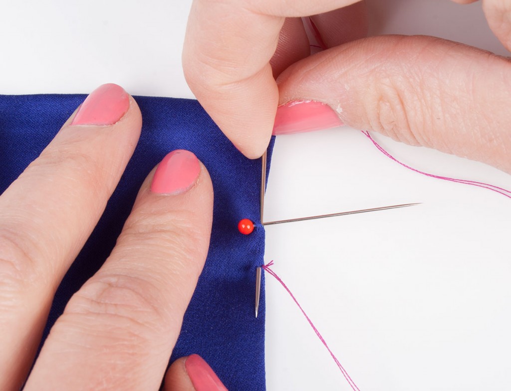 Creating a Hand Sewn Button Loop