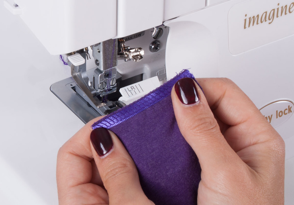 Stabilised Shoulder Seams Created on an Overlocker