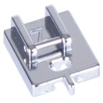 Concealed or invisible zipper foot