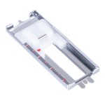 Sliding or adjustable buttonhole foot