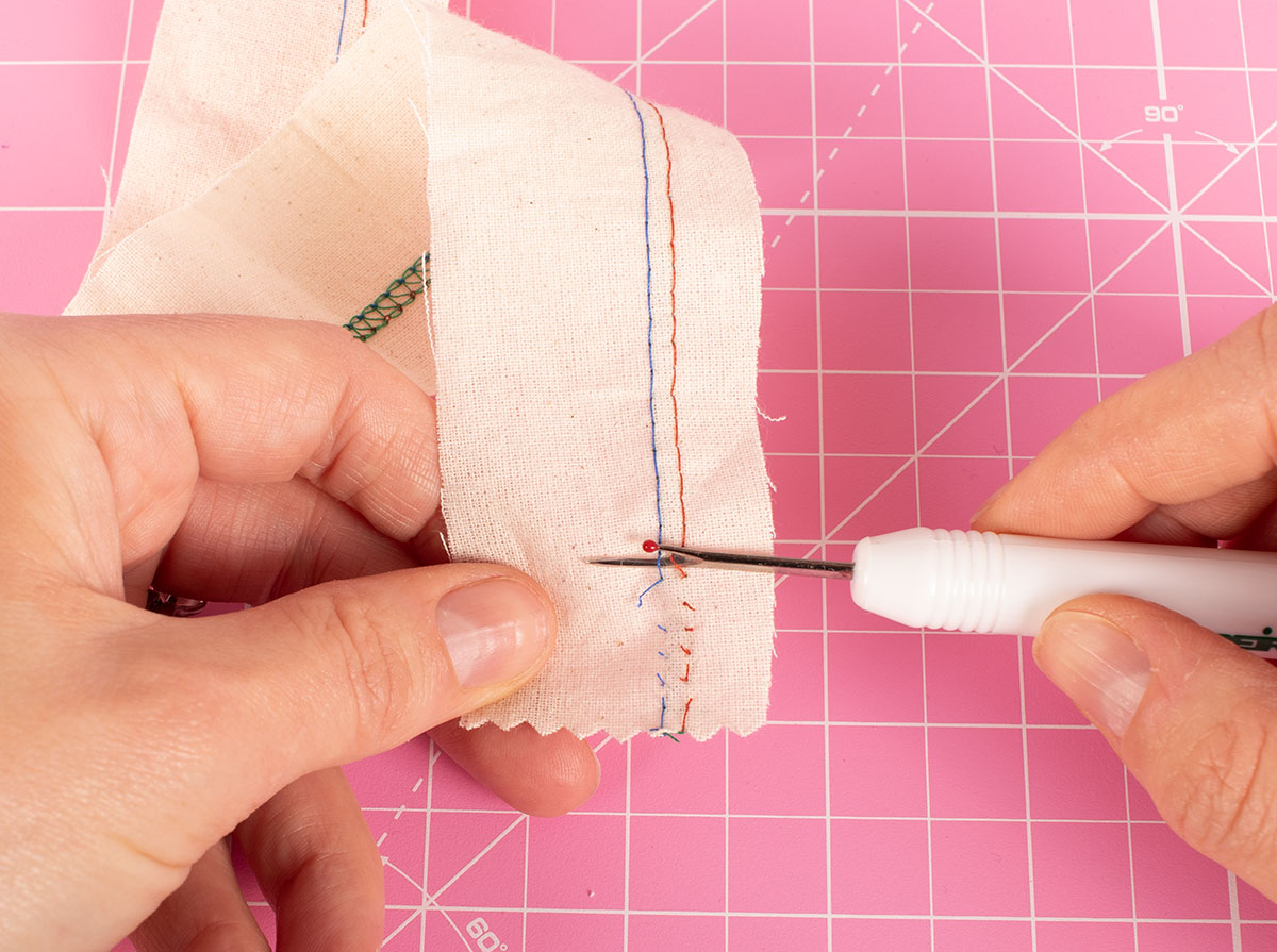 Fast Easy Way to Unpick Overlocker and Coverstich Stitches Sewing