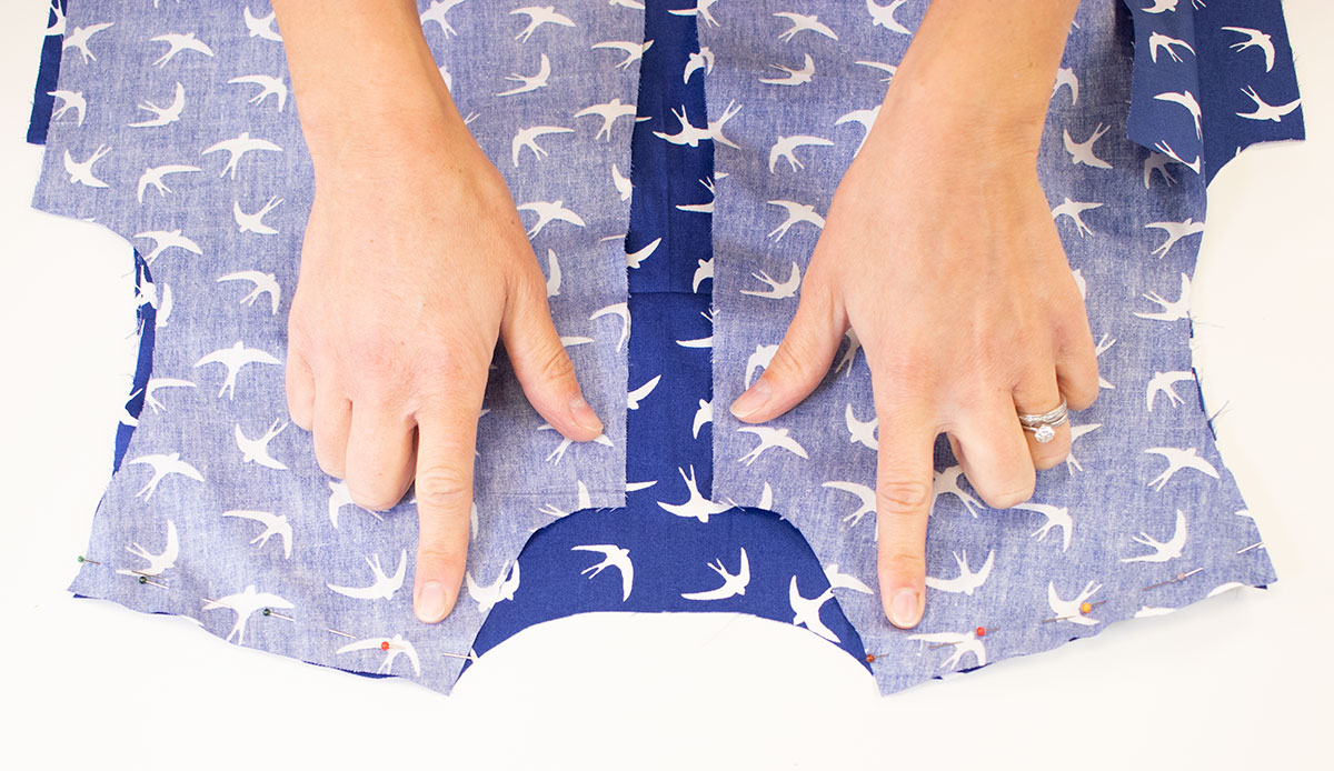 How to Machine Sew a Shirt Yoke the Burrito Method Sewing Tips