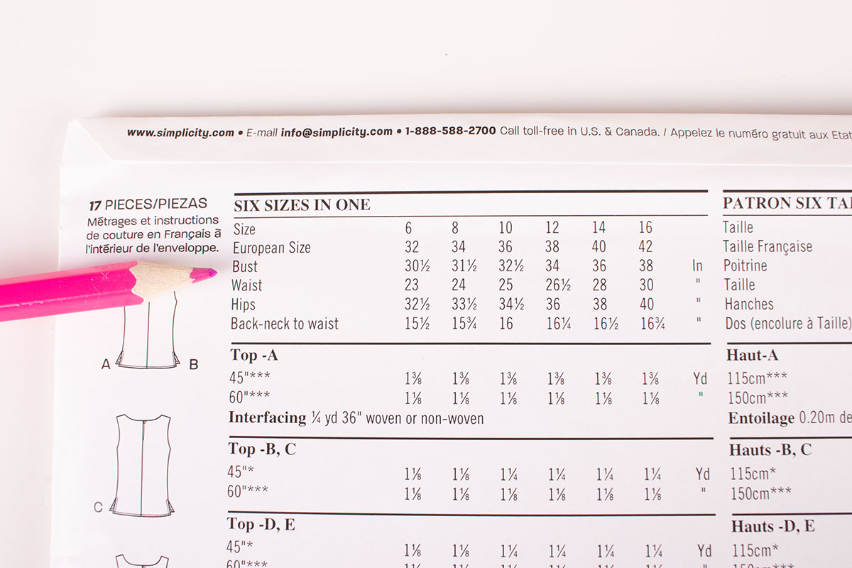 Beginner's Guide to Reading and Understanding a Sewing Pattern