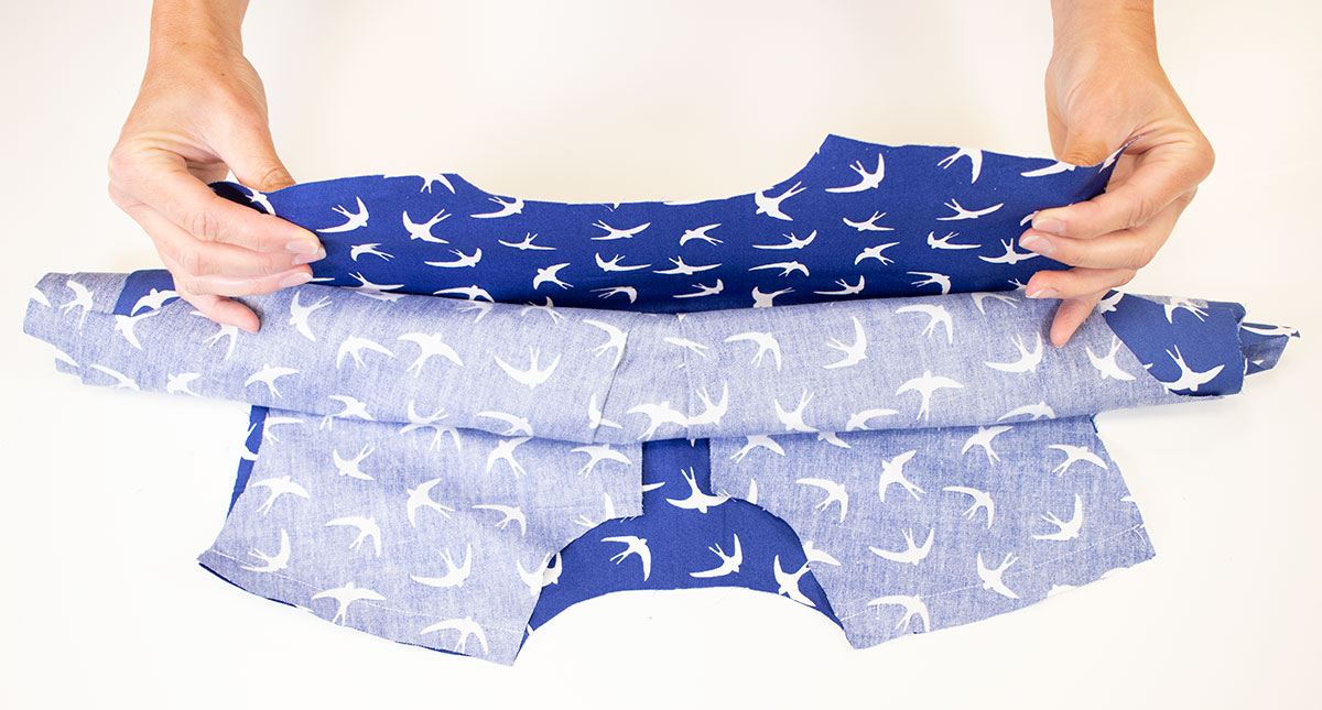 How to Machine Sew a Shirt Yoke the Burrito Method Sewing Tips