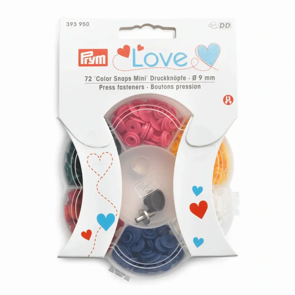 Prym Love 9mm Colour Snap Set