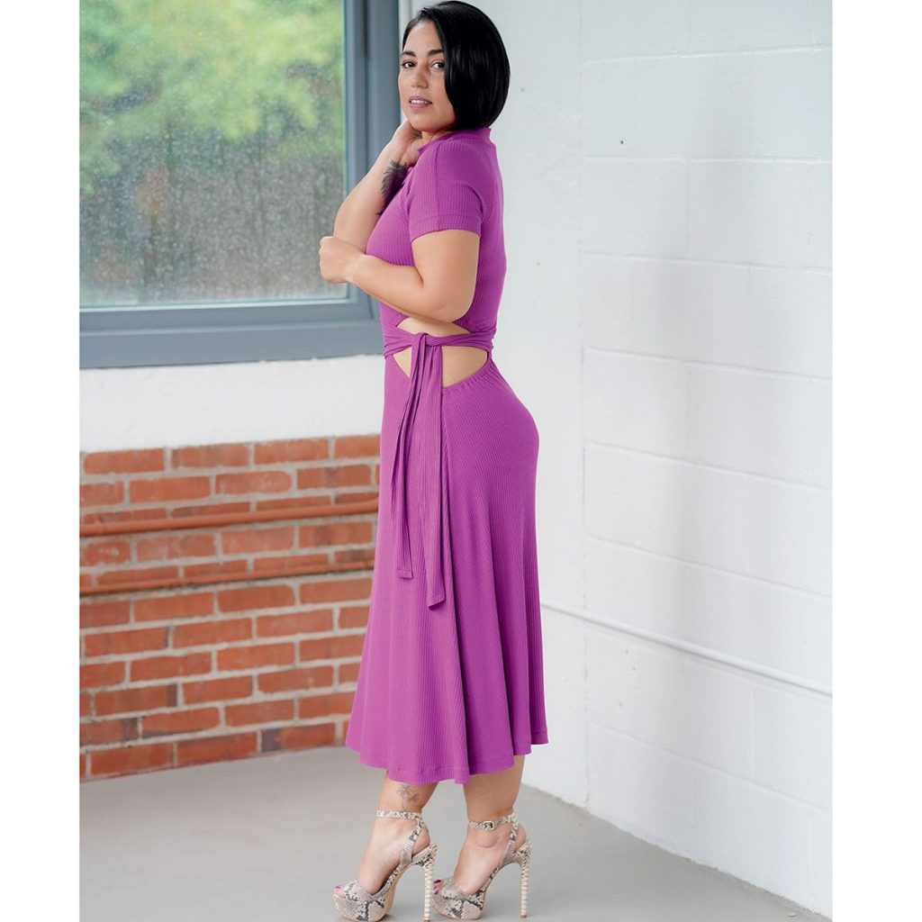 Womens Ex New Look Coral Sleeveless Ruffle Yoke Stretchy Shift Dress Size 8 