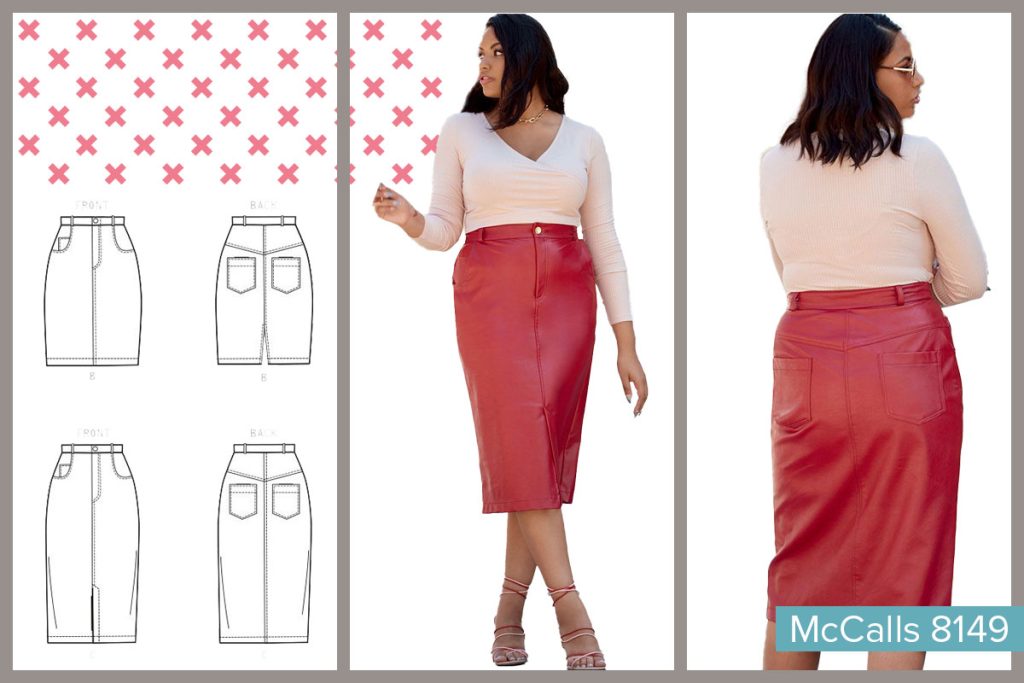 McCalls 8149 skirt pattern