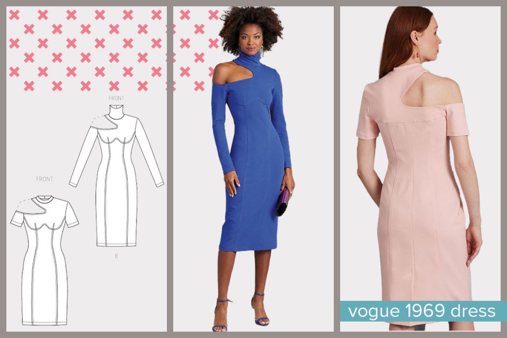 Vogue 1969 knit dress pattern