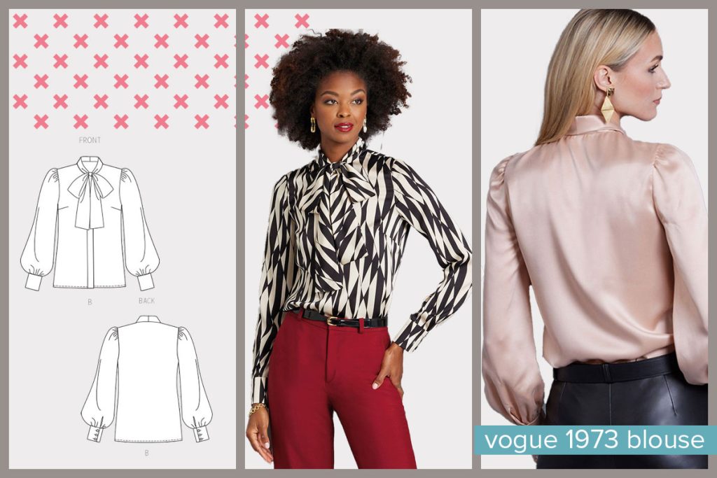 Vogue 1973 blouse pattern