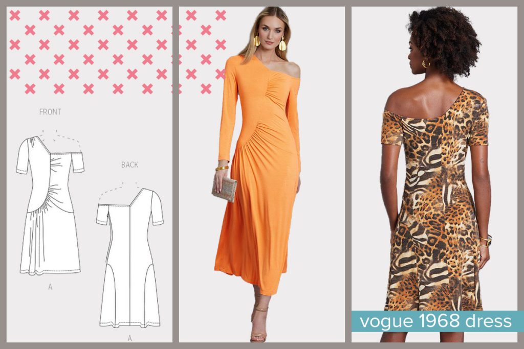 Vogue 1968 knit dress pattern