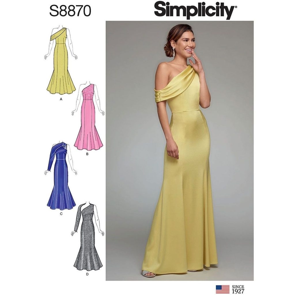 Simplicity 8870 dress pattern