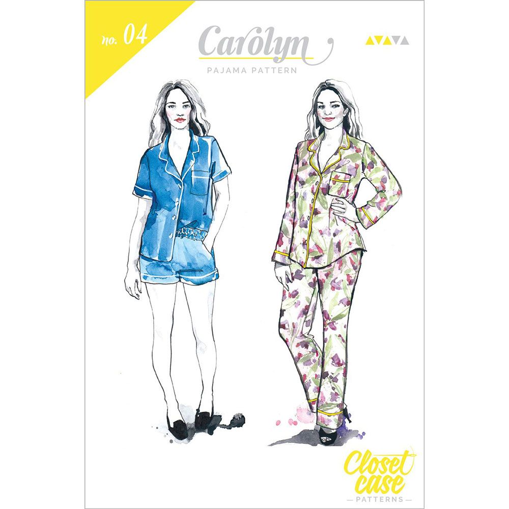 The Carolyn Pyjamas Pattern by Closet Core