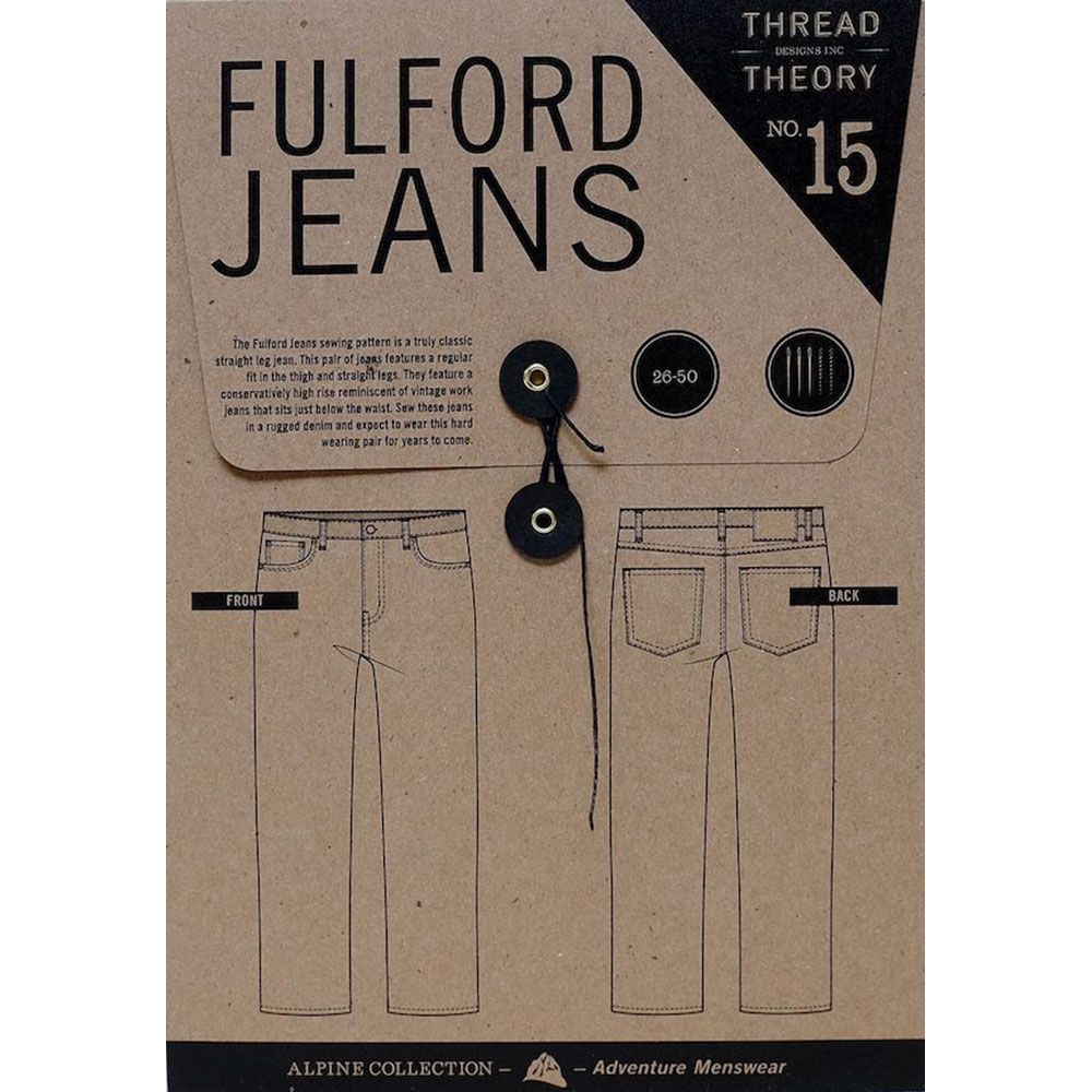 Thread Theory Fulford jeans pattern
