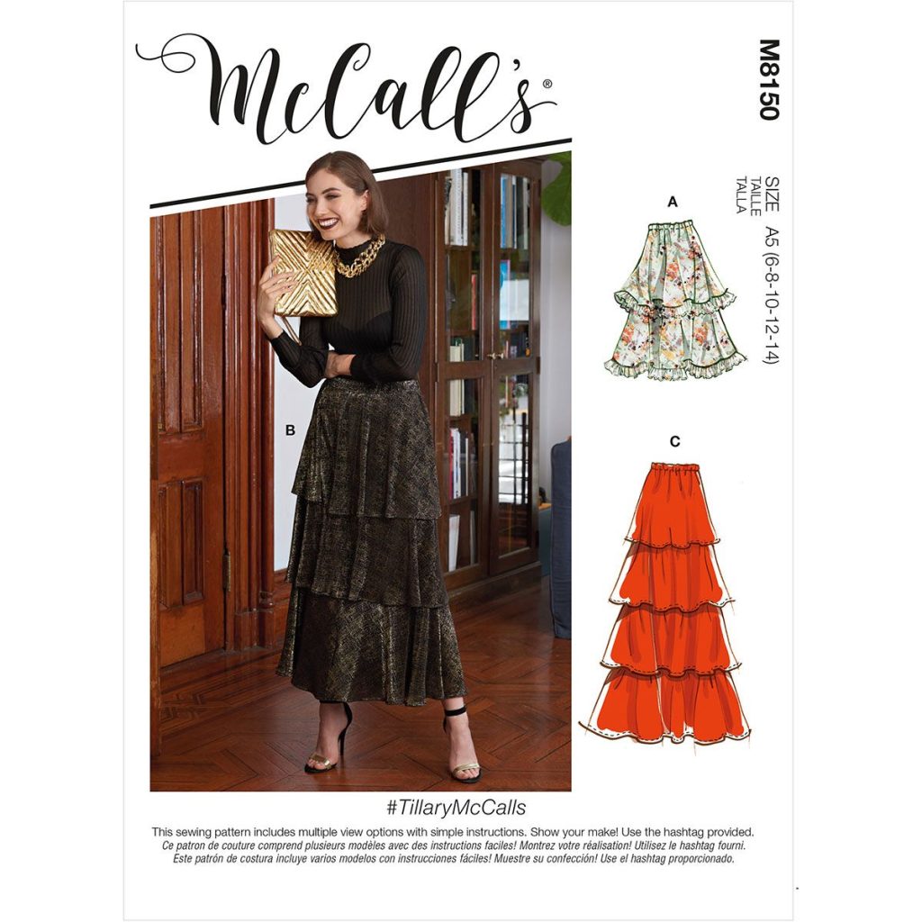 McCalls 8150 skirt pattern