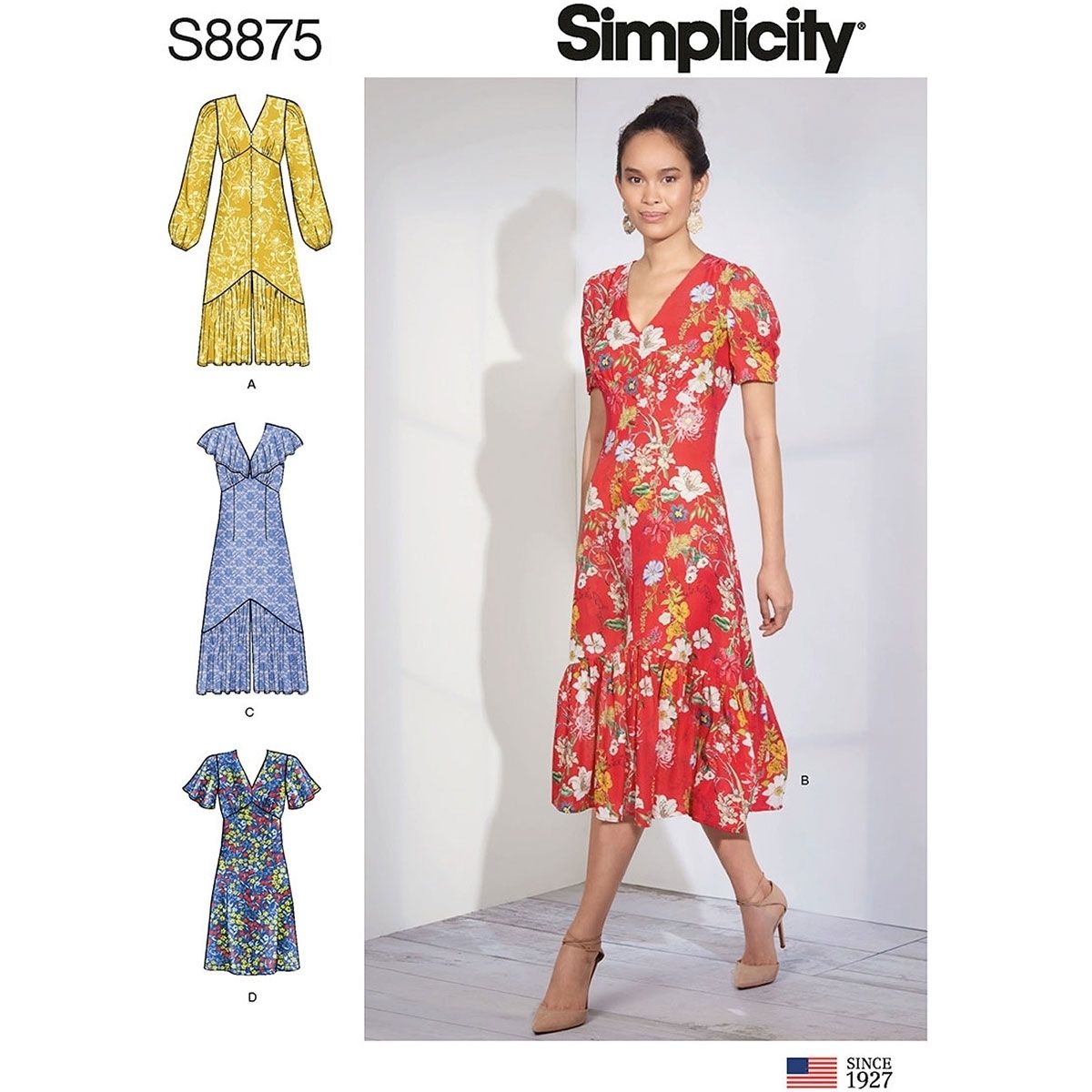 Simplicity 8875 dress pattern