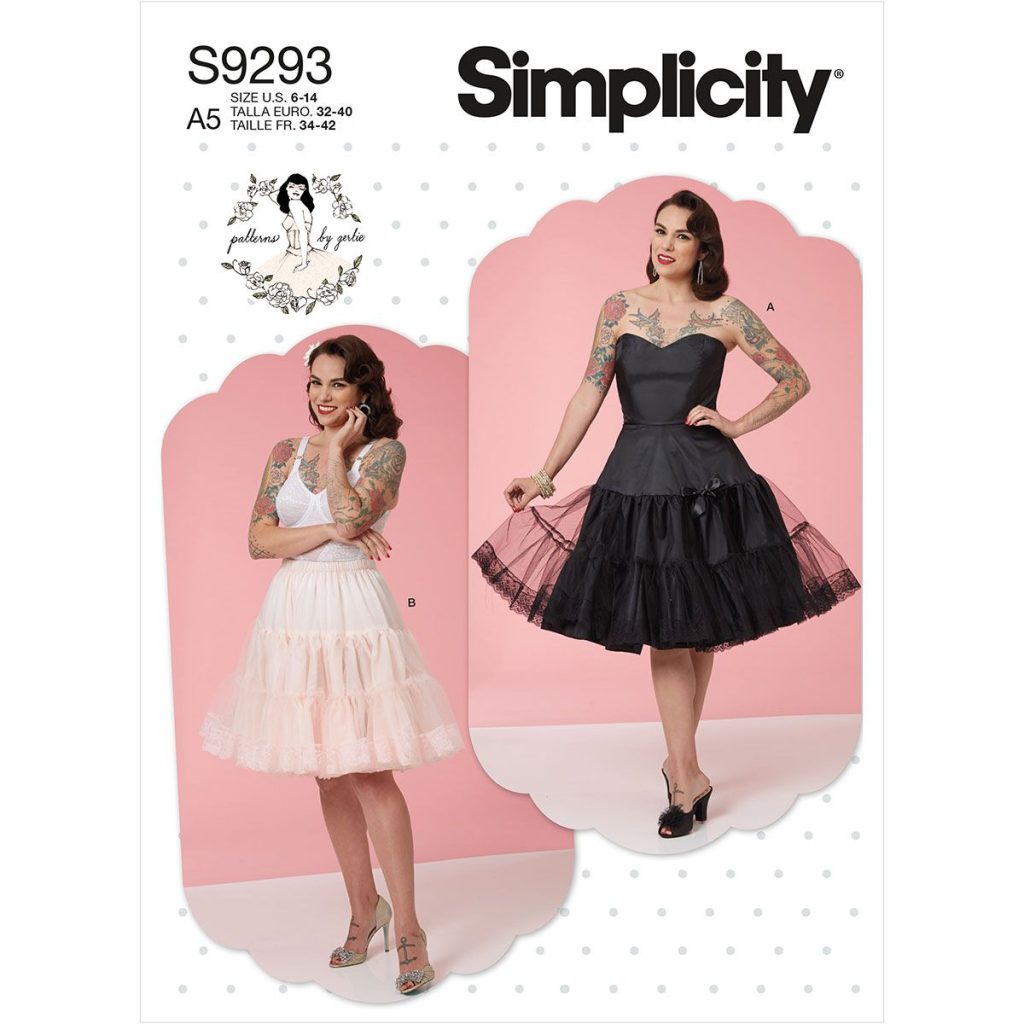 Simplicity 9293 vintage slip pattern