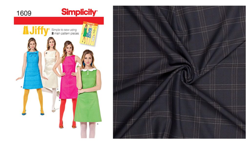Sewing Bee series 11 week 7 Gaynor Simplicity 1609 60s swing dress pattern